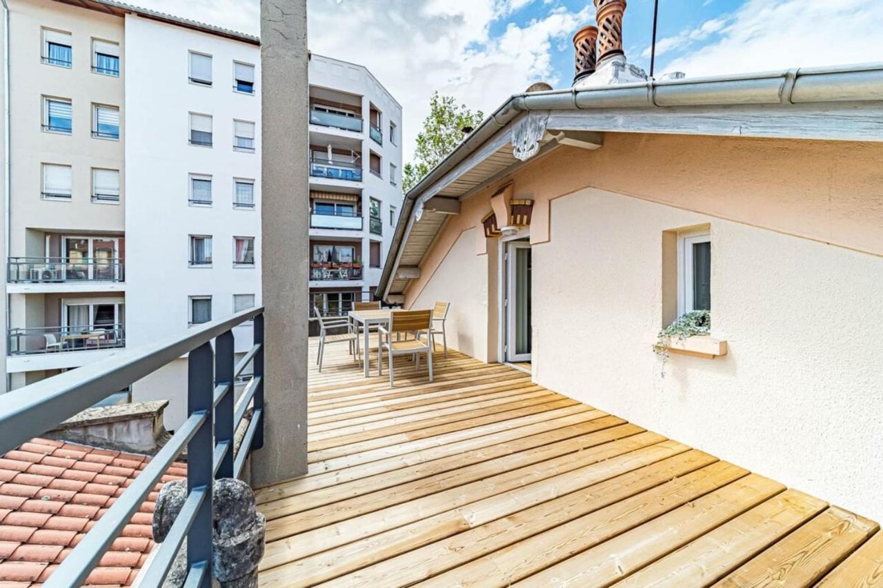 Le Melzet Charmant 4 Pers Avec Terrasse Charpennes Villeurbanne Exteriör bild